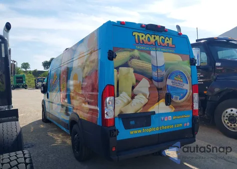 2020 Ram Promaster 3500 Cargo Van High Roof 159 Wb Ext from USA, damaged, VIN 3C6URVJG9LE134296